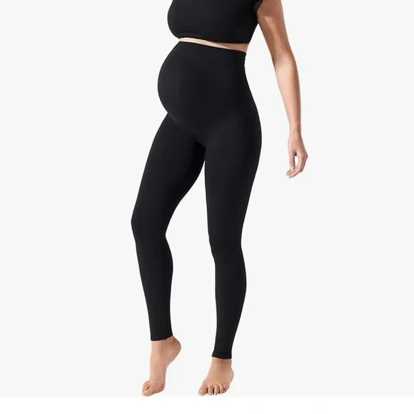 Blanqi Maternity Navy Blue Leggings- Size L - Picture 1 of 4